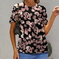 thumbnail image 6 of Leopard Print Pattern Women's T-Shirt Short Sleeve T Shirts Tops Tee Ladies Loose T, 6 of 6