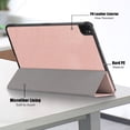 thumbnail image 4 of GSFY Case for 2024 iPad Pro 11 Inch 5th Generation (M4) with Pencil Holder, Smart Premium PU Leather Stand Protective Shell with Auto Sleep Wake Feature for iPad Pro 11 5th Gen, QC Green, 4 of 9