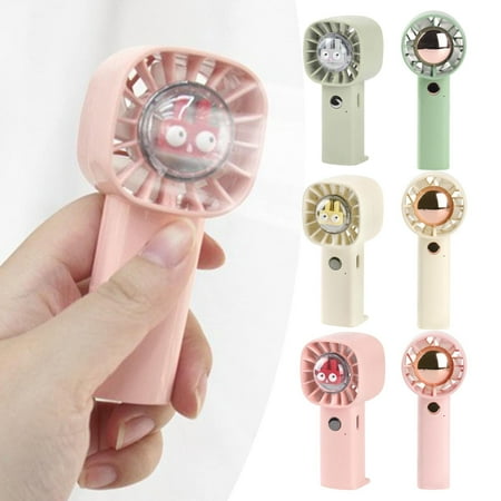 

HOOUDO Handheld Fan Clearance Fans Mini Portable Fan Powerful Handheld Fan Rechargeable Personals Small Hand Fan Travel Pocket Silent Fan For Stylish Kids Girls Women USB Cute Design