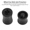 thumbnail image 3 of Joint Protector For Billiard Pool Cue Stick, Ergonomic Design Billiard Cue Stick Joint  Aluminum Alloy Quick Release Billiard Cue Accessories For Pool Cue Billiards Stick, Black, 3 of 8