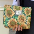 thumbnail image 4 of PENGXIANG Flower Print Beauty Bag Elegant Retro Storage Bag Exquisite for Weekend Vacation, 4 of 8