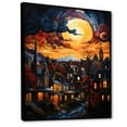 thumbnail image 2 of Designart "Revival of the Harlem Renaissance I" Cityscapes Floater Framed Wall Art Living Room, 2 of 7
