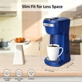 thumbnail image 5 of Kuhitley 2 in 1 Single Serve Coffee Maker for K-Cup Pods & Ground Coffee,Capsule Coffee Machine,Instant Coffee Maker One Cup 6-14oz Brew Size Compact for Home Office Travel Dorm RV, 5 of 9