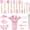 Pink, variant on Astercook Silicone Cooking Utensils Set, 38 PCS Kitchen Utensils Set for 446°F Heat Resistant, Food Grade Utensil Sets with Wooden Handle, Kitchen Gadgets for Nonstick Cookware BPA Free (Black)
