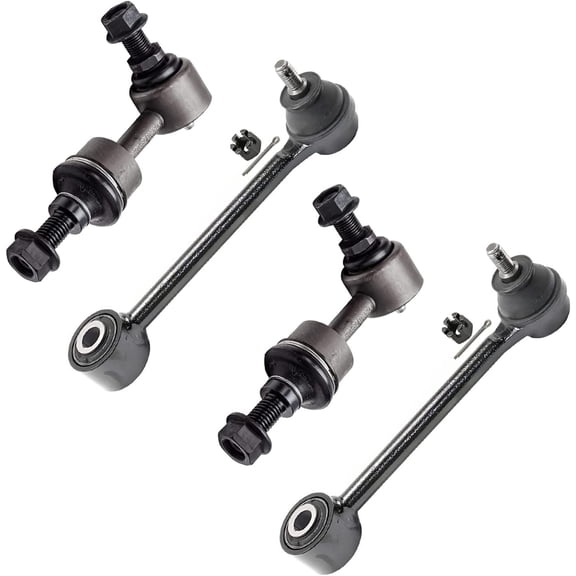 Detroit Axle - Rear Lower Forward Control Arms w/Ball Joints Sway Bar Links Replacement for 2013-2018 Hyundai Santa Fe Sport XL FWD - 4pc Set