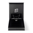 thumbnail image 2 of SERASAR 925 Sterling Silver Anklet "Life" with 18k Gold Plating, Black, Including Gift box, 2 of 5