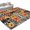 Orange Dark Blue, variant on Area Rugs 2.7'x5', Orange Yellow Black Carpet Runner Indoor Outdoor Rugs Home Decor Aesthetic, Botanical Tropical Leaf Summer Non Slip Mats Washable Accent Rug for Living Room Bedroom