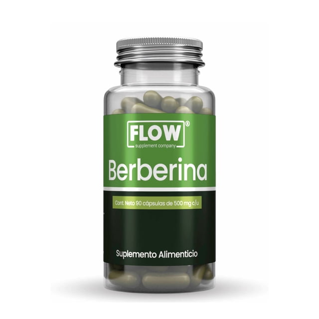 Suplemento FLOW FLOW SUPPLEMENT COMPANY Berberina 90 Capsulas 500 mg