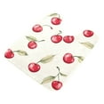 thumbnail image 7 of Yayeee Bath Rug for Bathroom Floor Non Slip Contour Fluffy Soft Absorbent Mat, 20"x24", Red Cherry, 7 of 7