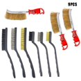 thumbnail image 1 of Brosse Métallique 9 Pcs (Acier Inoxydable, Laiton et nylon) kit de Nettoyage, 1 of 4