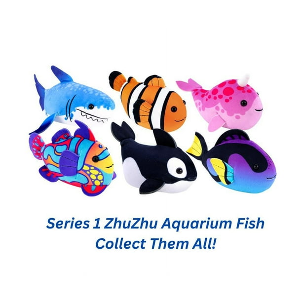 ZhuZhu Aquarium Bubble Ball & Surfboard Set - Toy Accessories For ZhuZhu Fish (Fish Sold Separately)