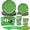 Style 1 (Serves 20), variant on Kabuer Soccer Party Supplies Set, Sports Theme Decor, Disposable Tableware Plates Napkins Cups Forks, Serves 20 (Style 1)