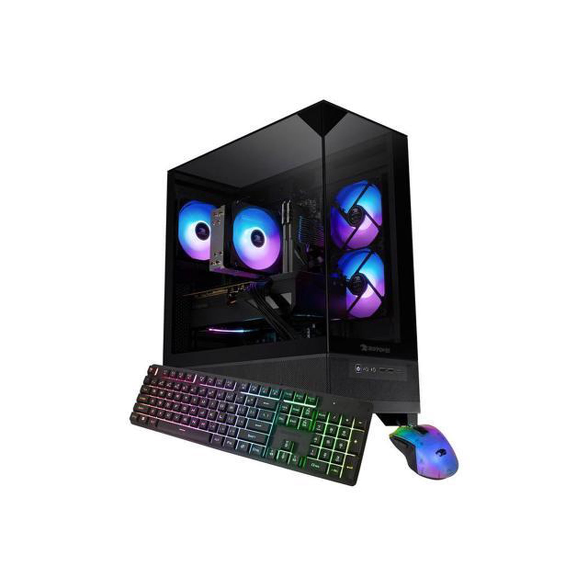 iBUYPOWER Element SE Gaming PC Desktop Computer AMD Ryzen 5 5500 CPU, AMD Radeon RX 6500XT 4GB GPU, 16GB DDR4 Non-RGB 3200MHz RAM, 1TB NVMe SSD, Windows 11 Home, Gamer Keyboard and Mouse -ESA5R65XT03