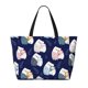 thumbnail image 2 of Fotbe Mom And Baby Owls Bolsa de Viaje para Playa - Resistente al Agua, Bolsa Tote de Gran Capacidad y Ligera con 7 Bolsillos para Mujeres y Hombres, 2 of 7