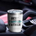 thumbnail image 3 of Fathers Day Coffee Tumblers, World''s Greatest Dad Cups Tumbler 30oz Stainless Steel Insulated Mug with Lid, Straw and Brush, Best Gift for Dad from Kids, Son or Daughter, 3 of 5