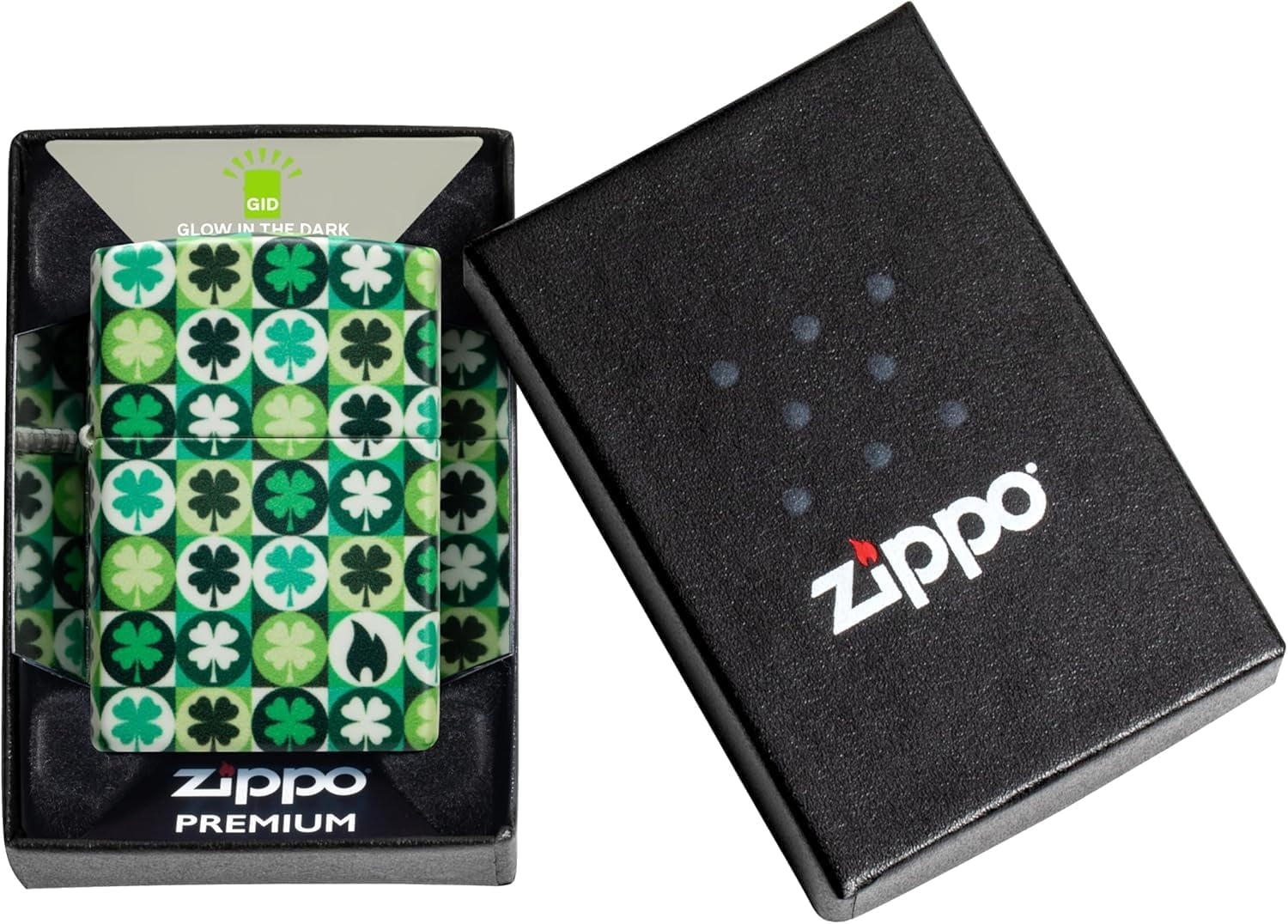 Zippo Lighter - Personalized Message Engraved on Backside Leaf Smoke Collection Windproof Lighter
