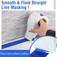 4 Pack Masking Paint Tape Applicator with White Blue Each 1.4 Inch