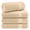 Beige, variant on Cotton Paradise 100% Cotton 4 Piece Turkish Bath Towel Set, Soft Plush Towels Clearance Bathroom Set, Sage Green