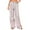 Pink, variant on ShiShine Women's Striped Pants Drawstring High Waist Wide Leg Trousers with Pockets
