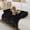 Black, variant on JoyPetto Plush Pet Couch Bed with Neck Bolster, Sofa Protector Cushion for Dogs & Cats, 29.5 x 29.5 in,Brown