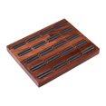 thumbnail image 4 of Jewelry Tray 20 Soft Slots Rings Display Stand for Rings Earrings Countertop dark gray, 4 of 8