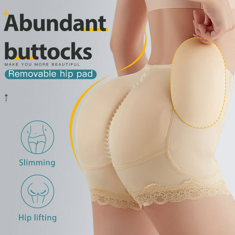 Jiaroswwei Breathable Butt-lift Underwear Skin-friendly Nylon Lace Design  High Elasticity Butt Shaper for Daily Wear 