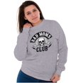 thumbnail image 4 of Bad Moms Club Funny Mothers Day Skull Women Crewneck Sweatshirt Brisco Brands M, 4 of 6
