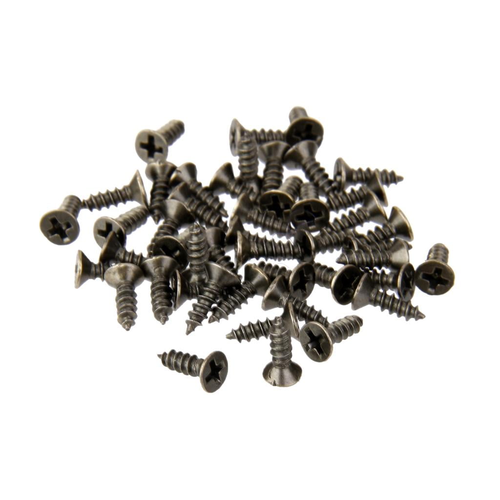 Dualoai 20Pcs Antique Brass Door Cabinet Knob Wardrobe Cupboard Drawer Pulls Handle