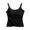 Black, variant on Fanxing Crop Tank Top for Women Basic Solid Spaghetti Strap Camisole Cotton Sleeveless Bralette Black,M