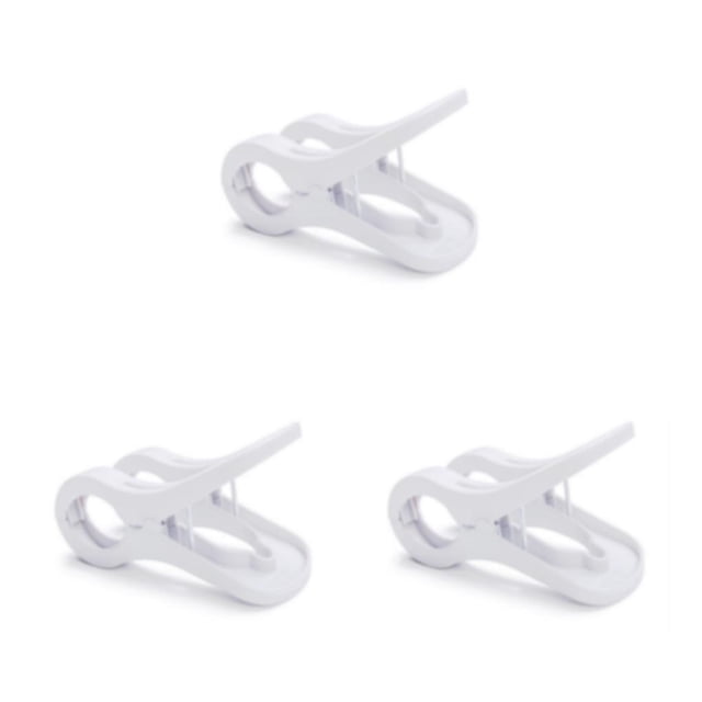 Inteprter Colcha grande a prueba de viento, pinza para ropa, pinzas para colgar ropa, sábanas para el hogar, toalla, hogar, dormitorio, blanco Type1 NO1
