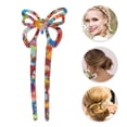 thumbnail image 2 of Unique Bargains Christmas 1 Pc Hair Stick Fork Pins Butterfly Hair Hairpin for Women Colorful, 2 of 4