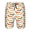 thumbnail image 3 of Fotbe Dachshund Trajes de Baño Estampados para Hombre, Shorts de Verano de Secado Rápido, Ropa de Playa, Bañadores-X-Large, 3 of 6
