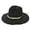 Black, variant on Summer Holiday Sun Hat Panama Style Outdoor Outing Shade Bowler Hat Hiking Cap for Men