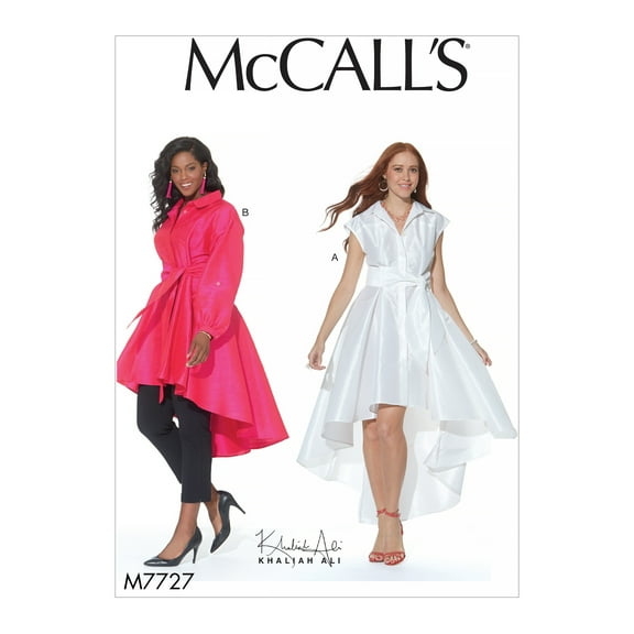 McCall's Sewing Pattern Misses'/Women's Dress,Tunic and Sash-8-10-12-14-16