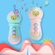 thumbnail image 1 of Fiudx Juguetes Niños Bebé Luz Música Micrófono Juguete Pequeño Agarre Entrenamiento Rompecabezas Educación Temprana Juguete, 1 of 7