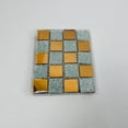 thumbnail image 2 of DiyoZone Glass Tiles Grout Decorative Tile, Gold and Silver, for Kitchen Backsplash or Bathroom Backsplash, 2 of 5