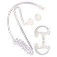 thumbnail image 1 of acoustic tube earpiece coil tube ergonomic replacement clear acoustic tube with earbuds transparent earbuds, 1 of 5