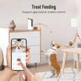 thumbnail image 4 of PARIS RHÔNE - Cámara para mascotas de 2 K, 360° con dispensación de golosinas, control WiFi 5G de mascotas con aplicación de teléfono inteligente, detección de ladridos y alertas de movimiento, audio, 4 of 5