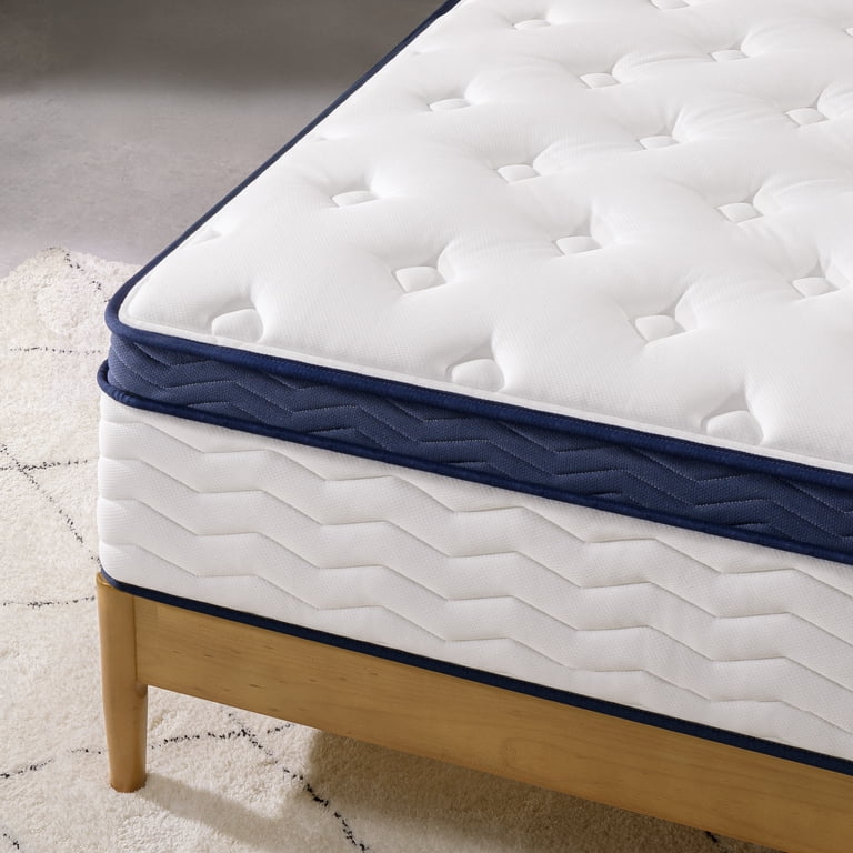 매트리스 프레임 세트(Zinus Classic DST Pocket Coil Mattress, Semi-Double&Foldable Frame) ZINUS Pocket Coil Mattress Semi-Double 15cm Thickness Classic 570