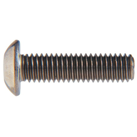 UPC 008236727128 product image for The Hillman Group 44008 1/4-20 x 1-Inch Button Socket Cap Screw, Stainless Steel | upcitemdb.com