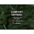 thumbnail image 4 of Brooklyn Jax Solid Plush Fleece Queen Blanket, Olive Green color, 4 of 6