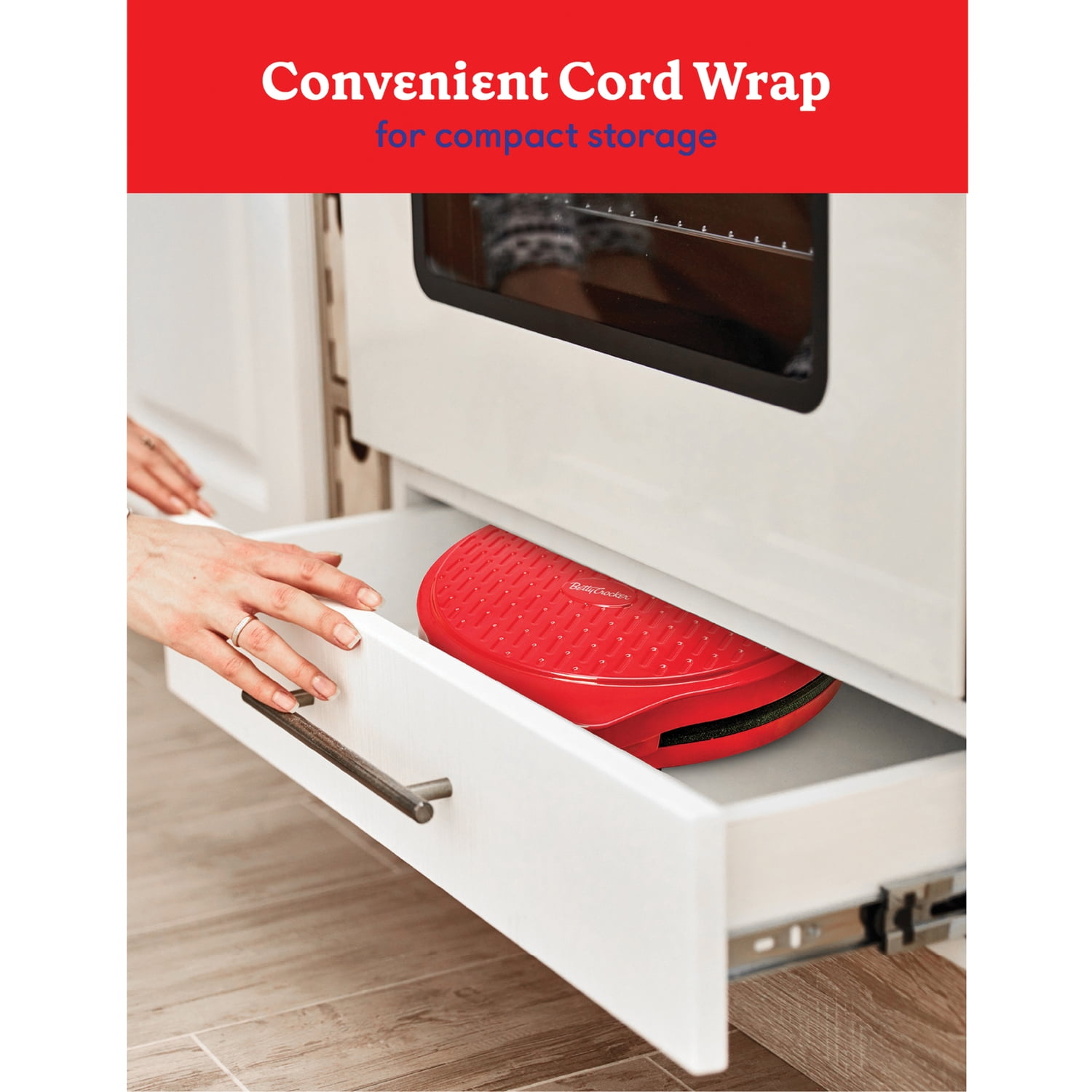 Betty Crocker 12-In. Pizza Maker, Red, BC-2958CRPT