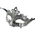 thumbnail image 3 of Qarigey Accesorios de media cara Disfraces de disfraces de carnaval antiguos Fiesta veneciana Actuación Escudo de cumpleaños Halloween Ropa, zapatos y accesorios Miscelánea plata antigua Qarigey AP010204-01B, 3 of 6