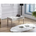 thumbnail image 6 of Kmax Tufted Entryway Bench, Upholstered Rustic Ottoman Bench, 31.5" x 15.75" x 15.7" Beige, 6 of 15