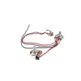 thumbnail image 4 of Yuarrent Juego de arnés de cableado de guitarra 250K potenciómetro de empuje de 3 vías interruptor de tracción arnés de cables guitarras Accesorios para instrumentos musicales, 4 of 6