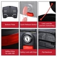 thumbnail image 4 of AHR 30L Motorcycle Tour Tail Box Scooter Trunk Luggage Top Lock Storage Carrier Case, 4 of 9