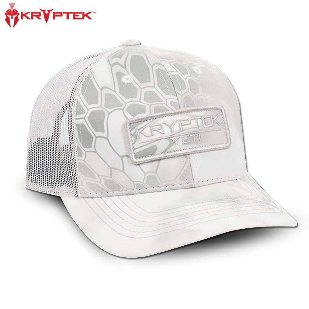 Kryptek Scout Patch Embroidered Meshback Cap Yeti White Walmart Com Walmart Com