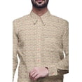 thumbnail image 4 of BESTMAN Cotton Formal Shirts For Men Slim Fit Printed Full Sleeve Shirts For Men, 4 of 5