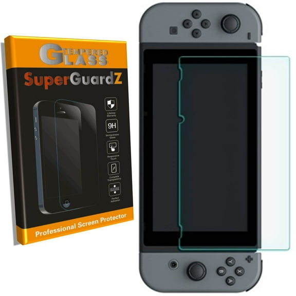 [2-Pack] SuperGuardZ - Nintendo Switch (2017 Release) Tempered Glass Screen Protector [9H, Anti-Scratch, Anti-Bubble, Anti-Fingerprint]   3 Stylus Pen