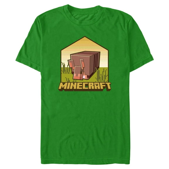 Mens Minecraft Armadillo Badge T Shirt